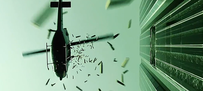 AE特效教程-《黑客帝国》直升机战斗场景制作