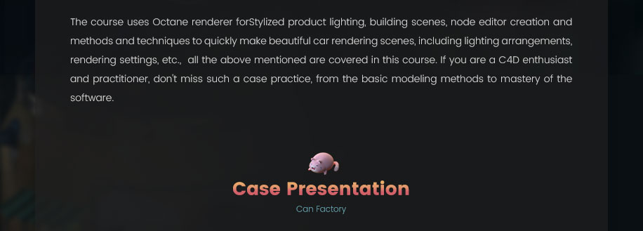 Can Factory-Full Creation Process of C4D Original Scene Design