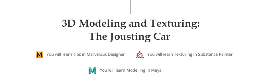 3D Modeling and Texturing: The Jousting Car