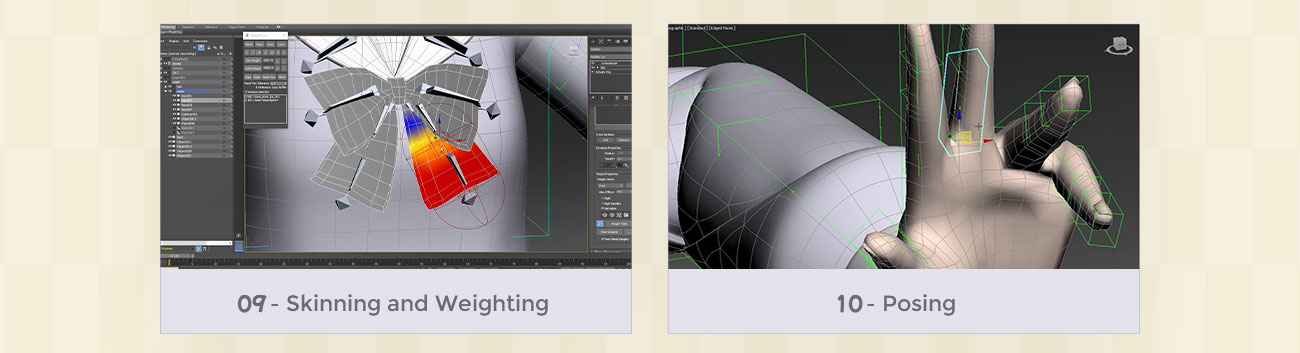 Cell-look Character Modeling with 3DS max and Pencil + 4