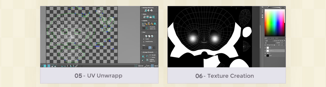 Cell-look Character Modeling with 3DS max and Pencil + 4