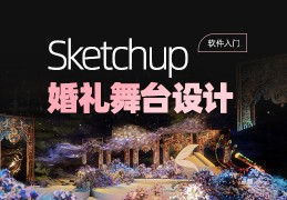 婚礼舞台设计-Sketchup软件快速入门【案例实操】