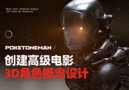 高级电影3D角色概念设计《Poketoneman》制作流程教学【英音中字】
