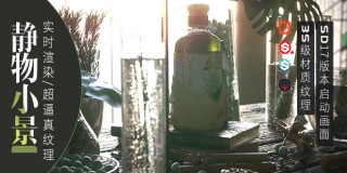substance软件套装应用PBR实时<静物小景>系统教学