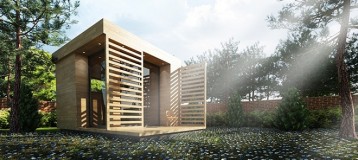 VRay for SketchUp 小庭院全模型渲染