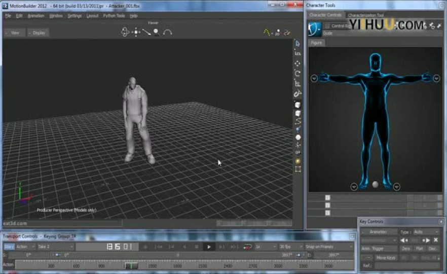 MotionBuilder课时: 动画数据分析视频教程