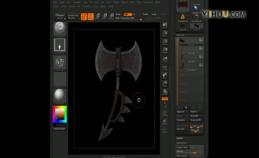 ʱ1212. Exporting geometry and maps from ZBrush