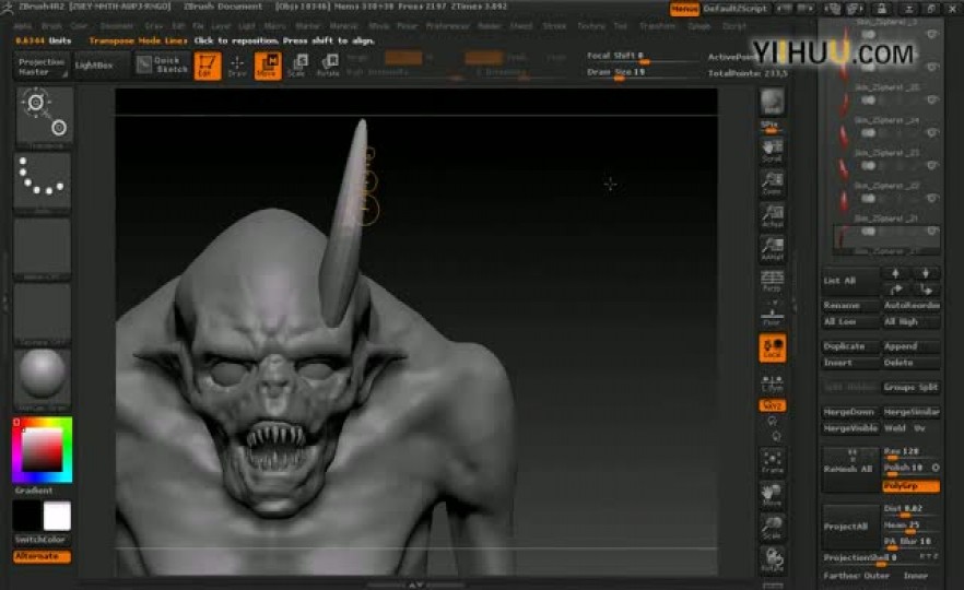 ʱ1212_Creating_horns_for_our_character_and_continuing_the_