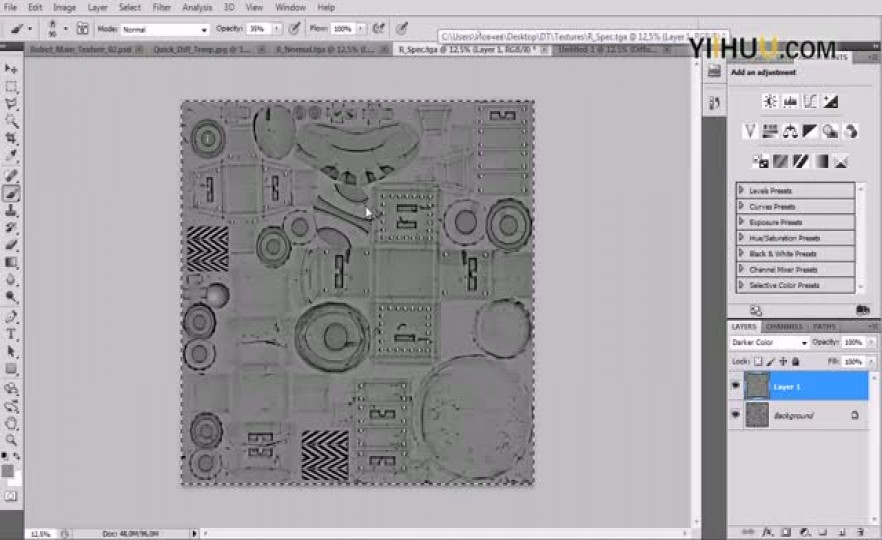 ʱ4444_Applying_the_final_textures_inside_3ds_Max