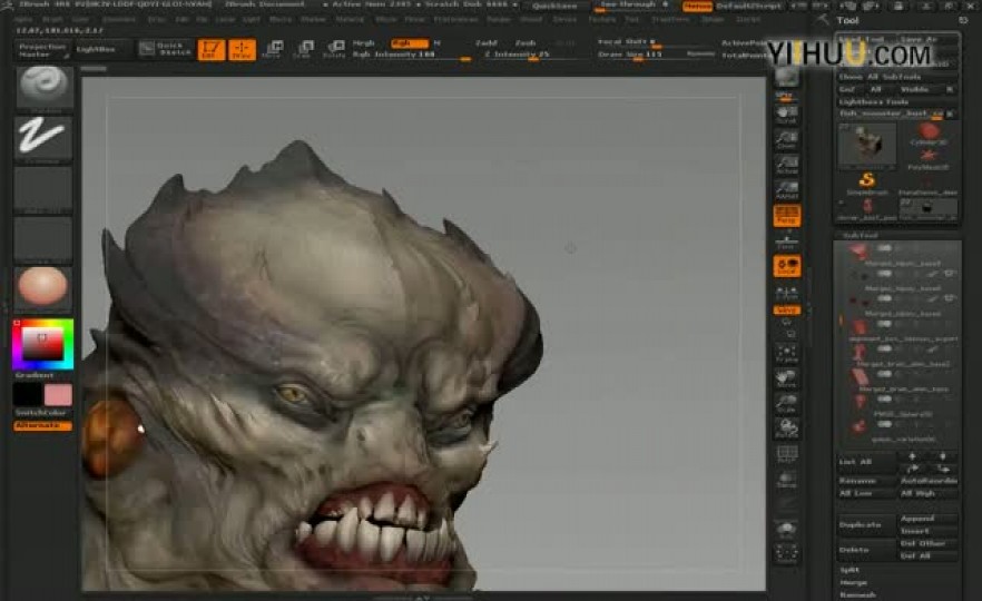 ʱ277277.ʹþ۹ƺPolypainting Zbrush2