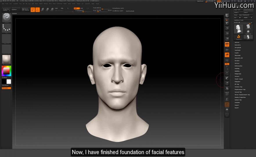  Section6Basic Head Modeling - Structure Modification