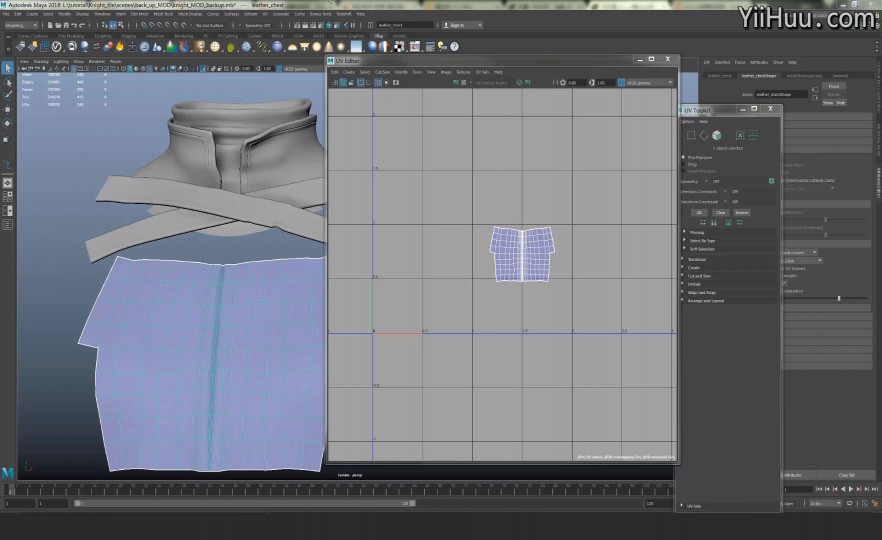  Section24Making leather high poly mesh
