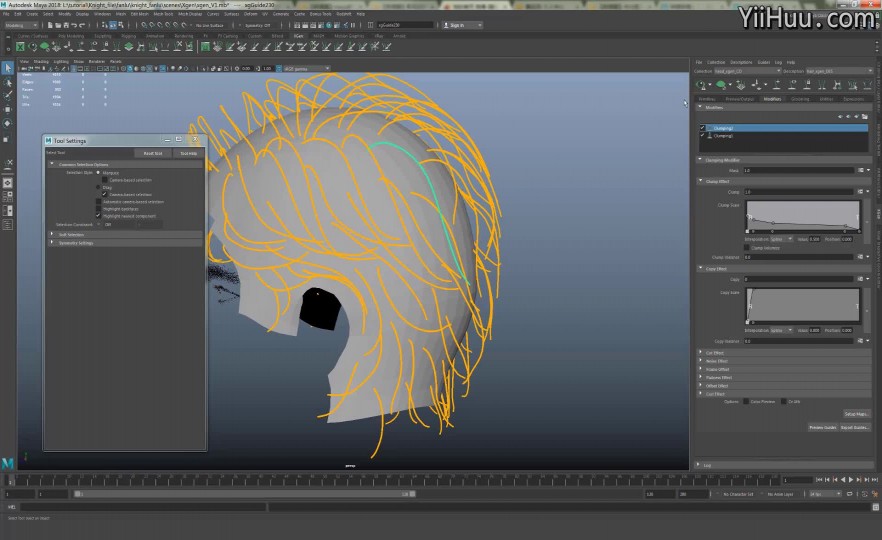  Section44Advanced hair making in Xgen-Part 2