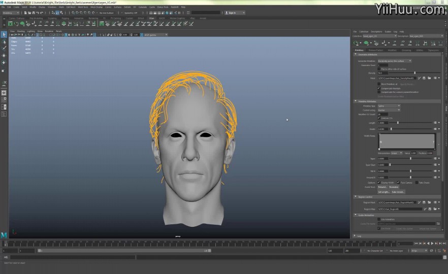  Section43Advanced hair making in Xgen-Part 1