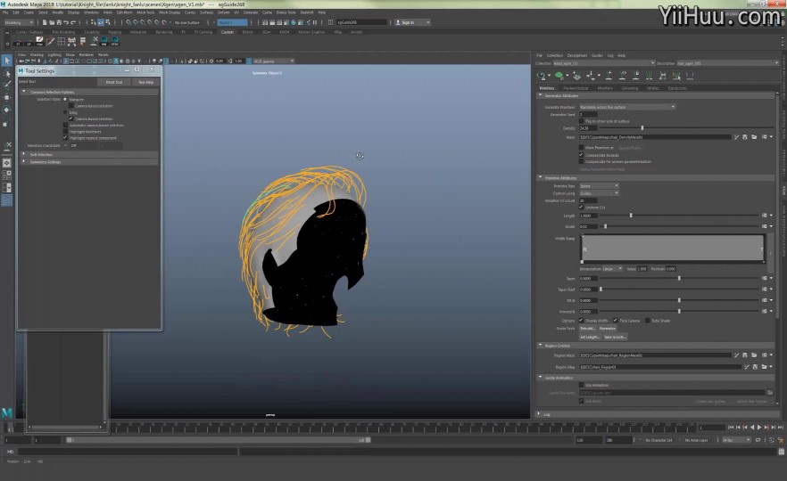  Section42Hair making in Xgen-Part 3