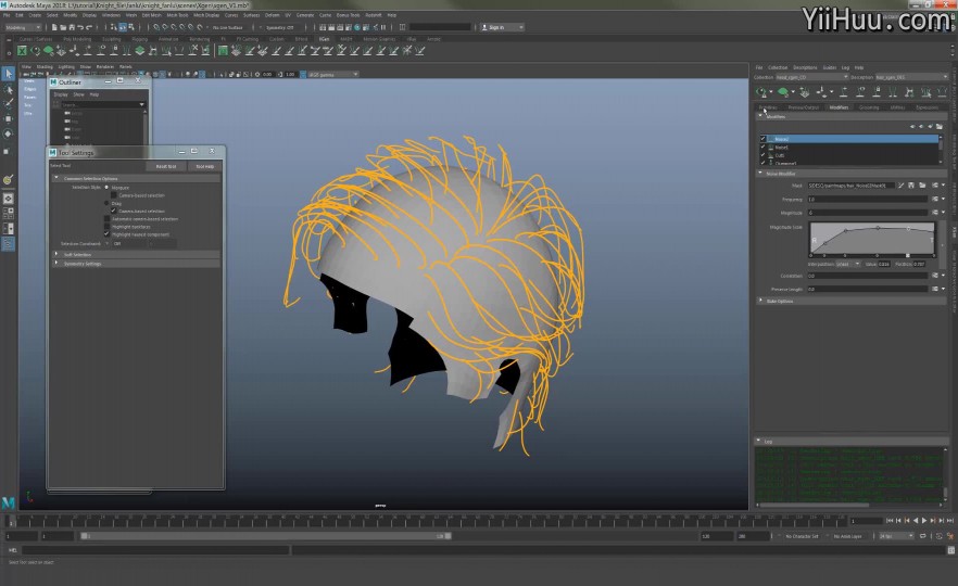 Section45Advanced hair making in Xgen-Part 3