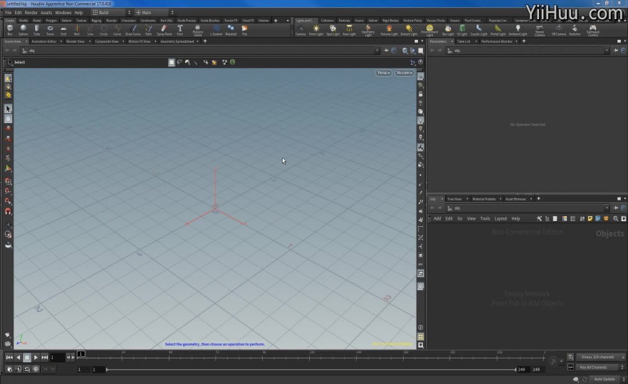 Section1Houdini Interface