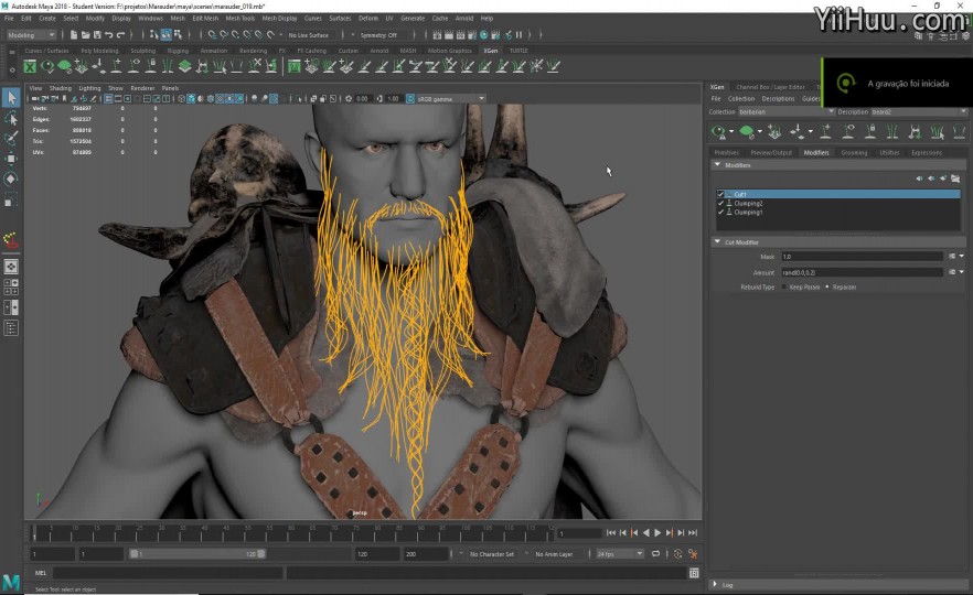 Section97Xgen Hair Making and Rendering -14