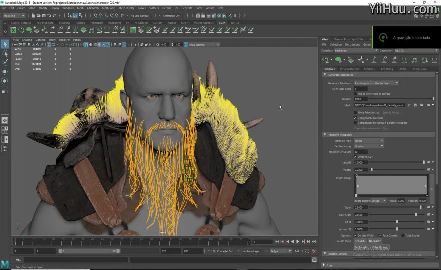Section98Xgen Hair Making and Rendering -15