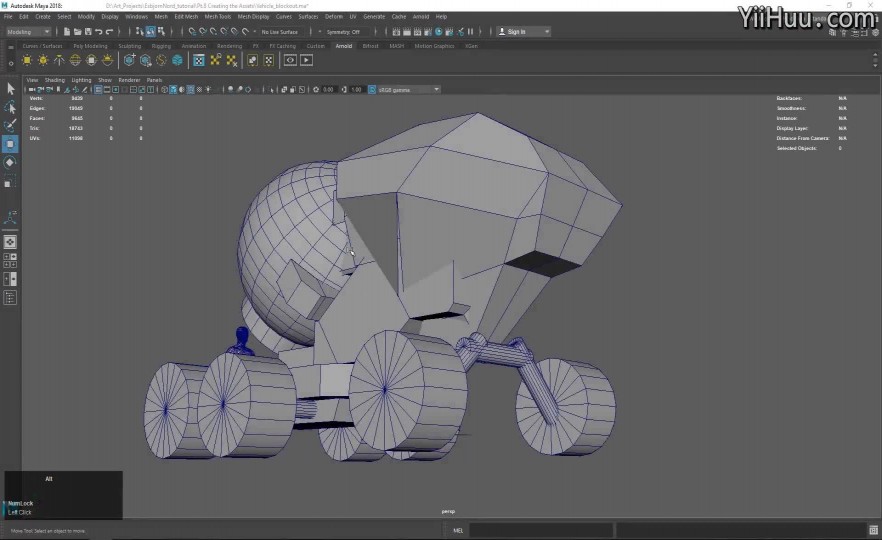 Section23Creating the vehicle - Defing the shapes further