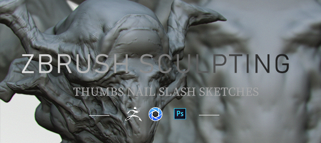 ZBrush Sculpting Thumbs And Sketches